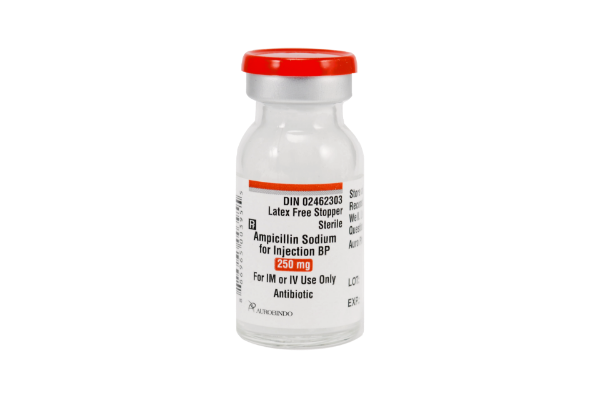 Picture of Ampicillin Sodium 2500mg(250mg) Injection, 10ml vial - 10/Box