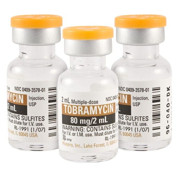 Picture of Tobramycin for Injection USP, 40mg/ml, 2ml - 25/Box
