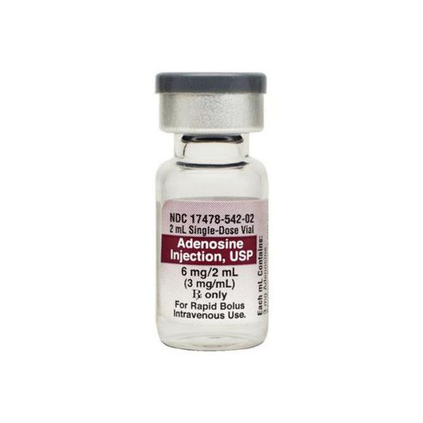 Picture of Adenosine 3mg/ml Injection - 2ml Vial, 10/Box