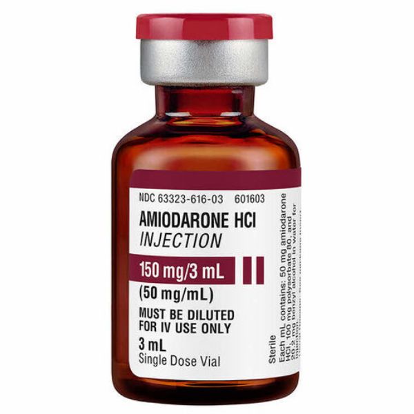 Picture of Amiodarone 50mg/ml, 3ml - 10 Vials/Box