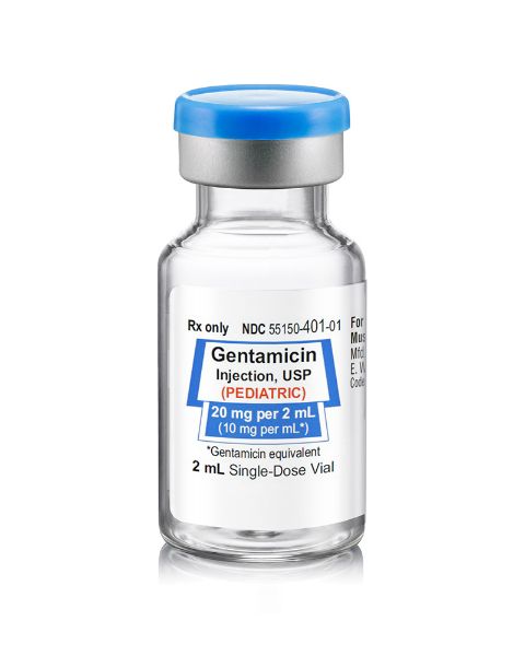 Picture of Gentamycin Injection 40mg/ml, 2ml - 10/Box
