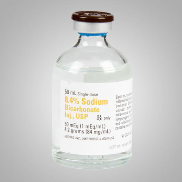 Picture of Sodium Bicarbonate Injection 50ml, 8.4% (Abboject Lifeshield)