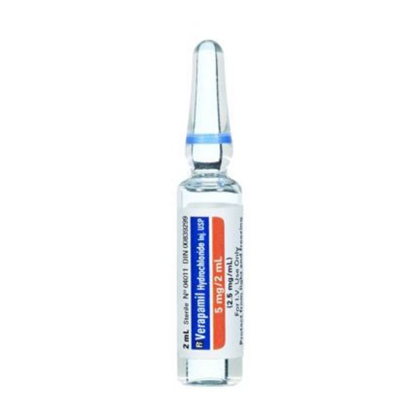 Picture of Verapamil Hydrochloride Injection USP, 2.5mg/2ml Ampoule - 10/Box