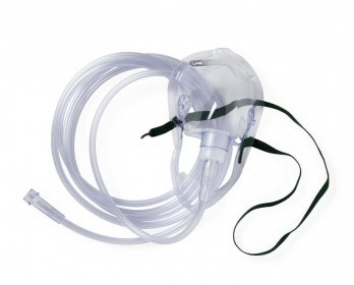 Picture of Oxygen Mask, Medium Concentration with 7 ft. Tubing - 50/Case