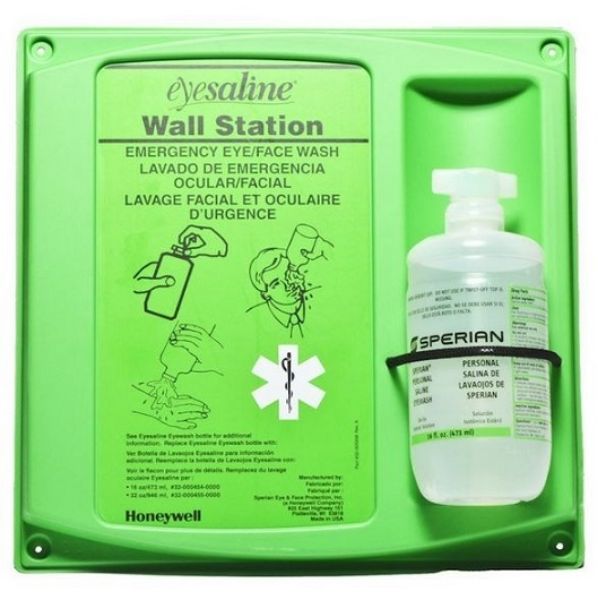 Picture of Eyewash Station, Wall Mounted c/w 16oz Prefilled Bottle