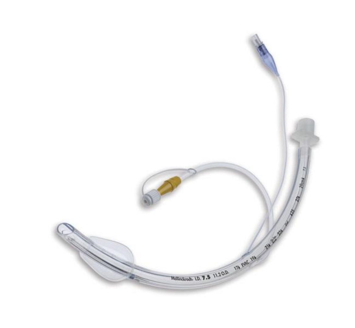 Picture of Oral RAE Tracheal Tube Cuffed Murphy Eye (Mallinckrodt™) 8.0mm - 10/Box
