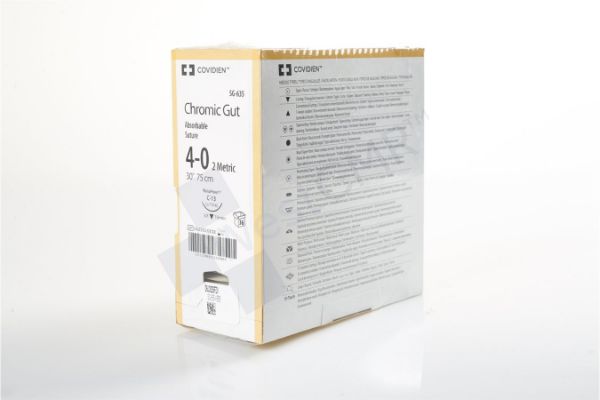 Picture of Suture, Chromic Gut 4-0, 30", C-13 - 36/Box