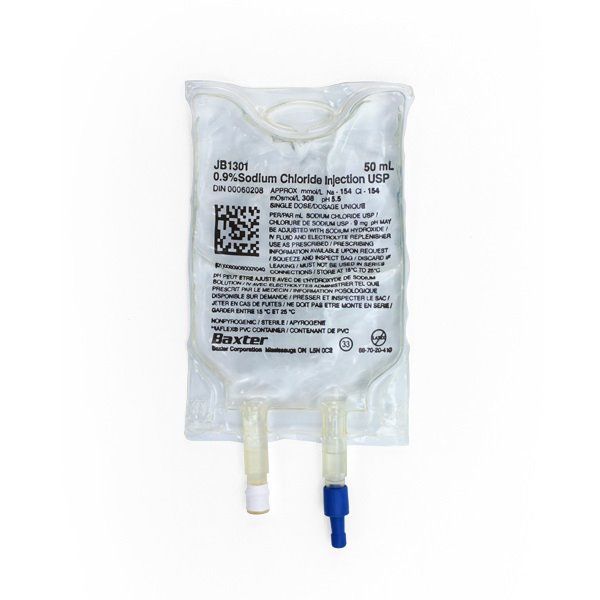 Picture of Sodium Chloride 0.9% 50cc Mini-Bag - 96/Case