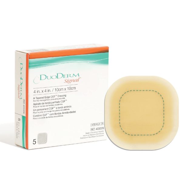 Picture of DuoDERM Signal Hydrocolloid Dressing 4x4 in. 5/Box