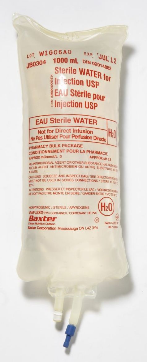 Picture of Sterile Water for Injection, USP, 1000ml - 12/Case