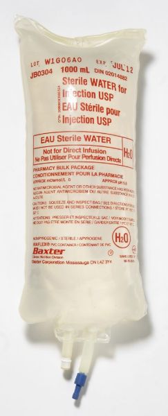 Picture of Sterile Water for Injection, USP, 1000ml - 12/Case