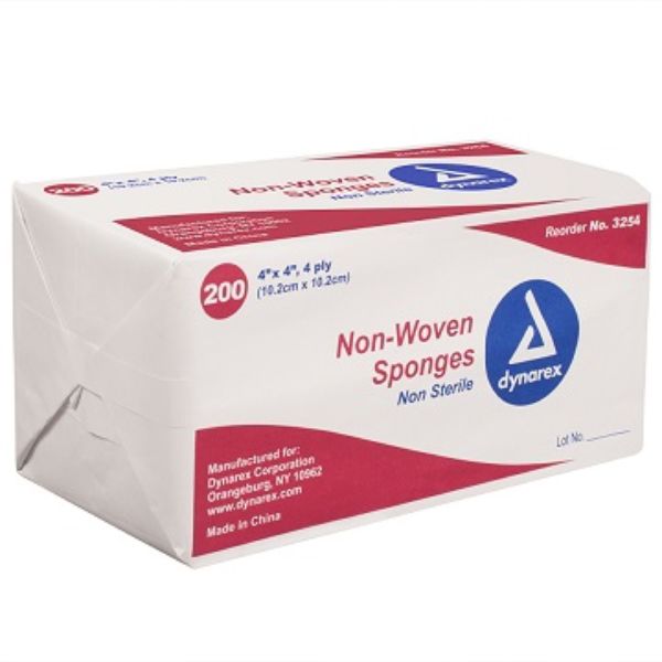 Picture of Gauze, 4 x 4 x 4 ply (Non-Woven), STERILE, 10/pkg, 200Pkg/Case