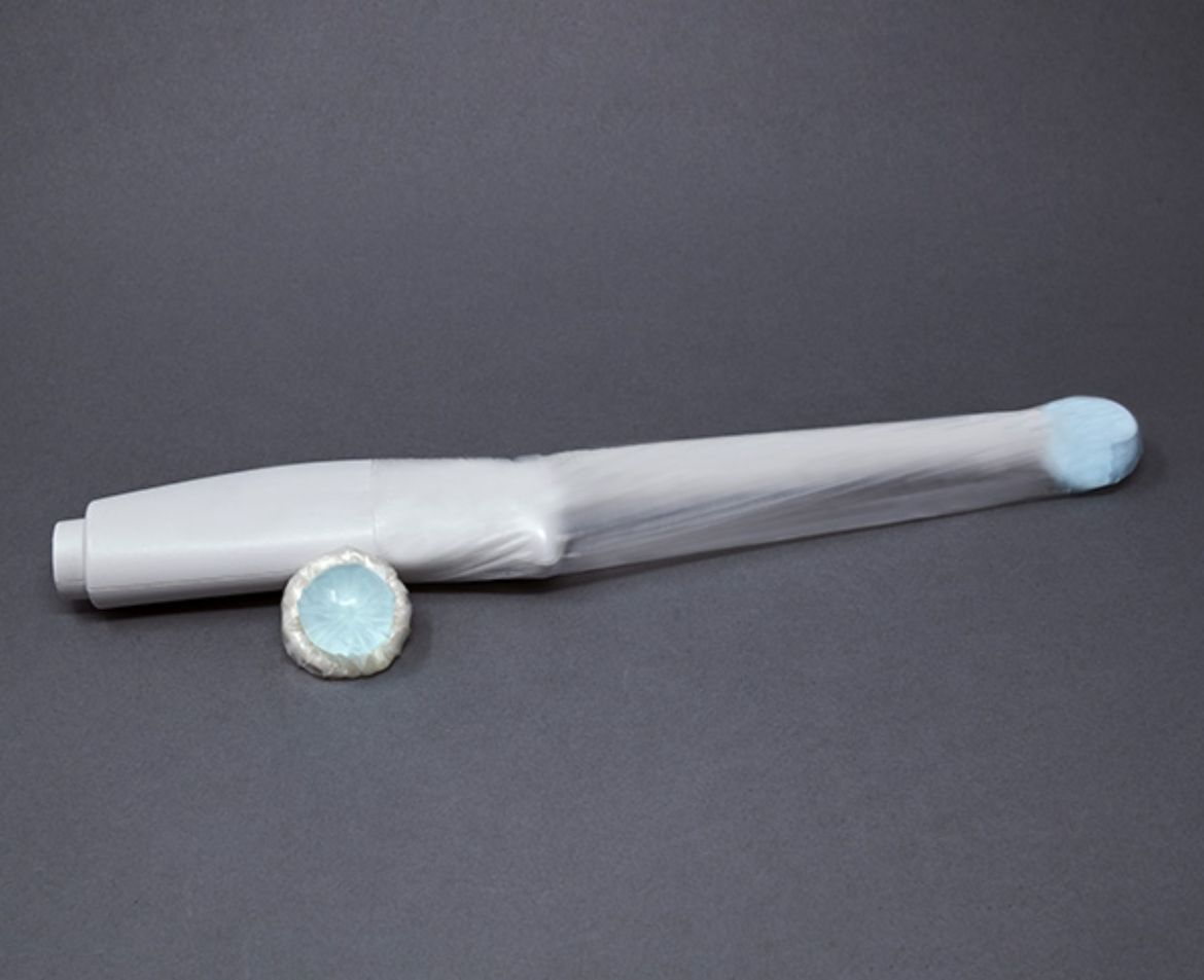Picture of Ultrasound Probe Cover, Pre-gelled, Vaginal/Rectal, Non-Latex, N/S 1"D x 11.8"L - 30/Bag