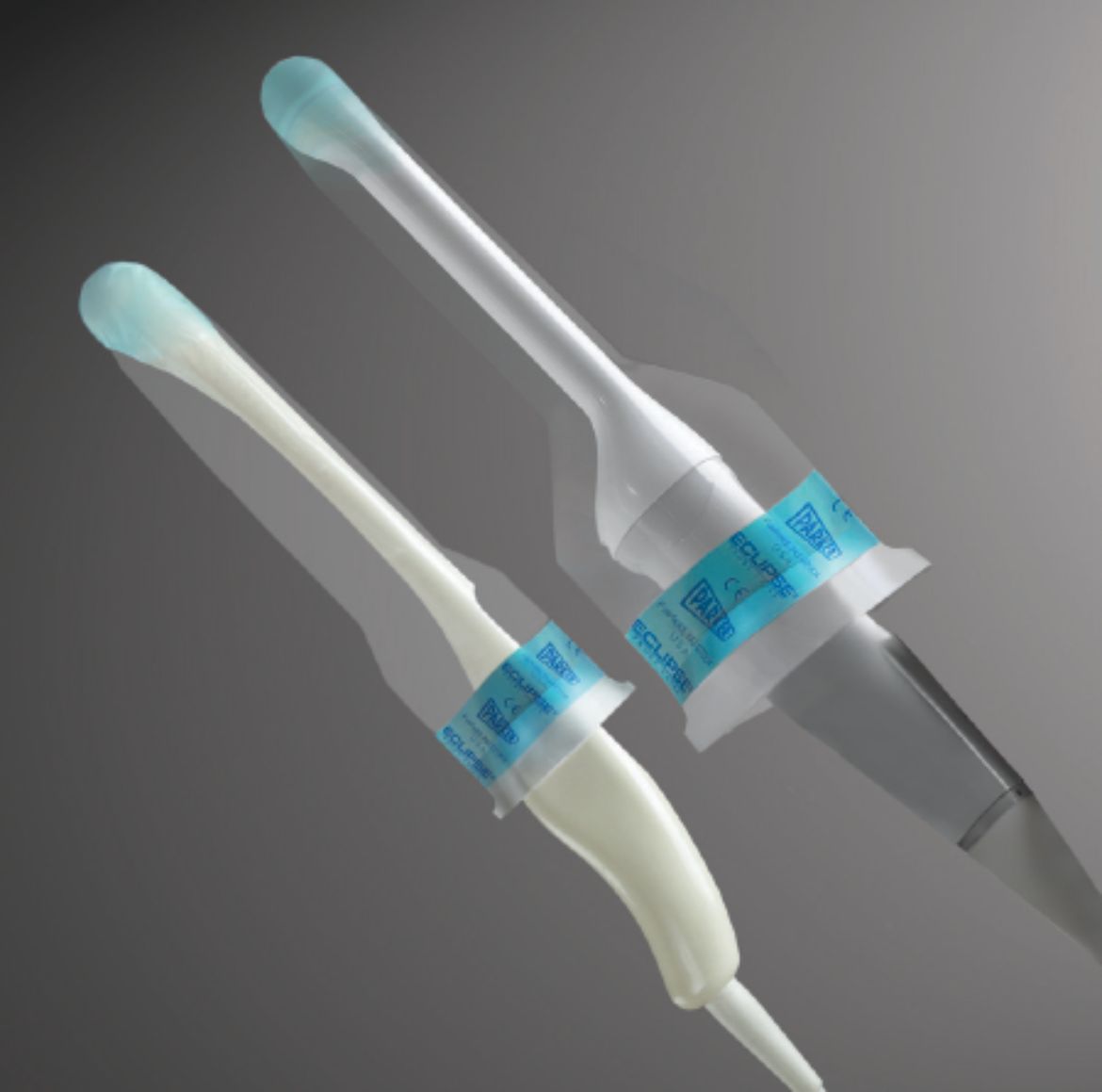 Picture of Ultrasound Probe Covers, (Parker ECLIPSE® 38-01) 2.37/1.75in.x9.5in Pre-Gelled, Latex-Free - 100/Box