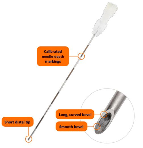 Picture of Tuohy Perisafe Epidural Needle