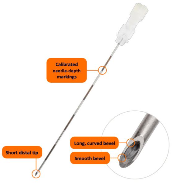 Picture of Tuohy Perisafe Epidural Needle